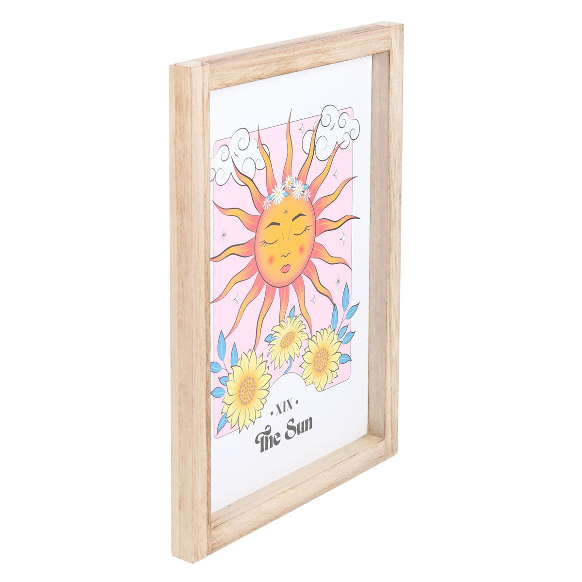 THE SUN CELESTIAL FRAMED WALL ART PRINT