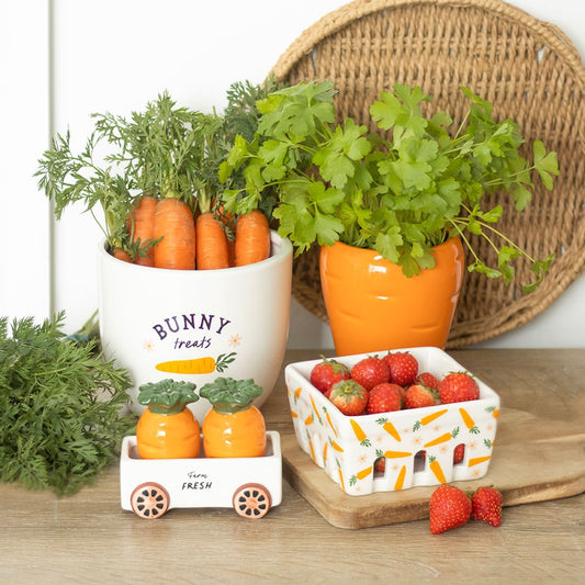 BUNNY TREATS CERAMIC POT