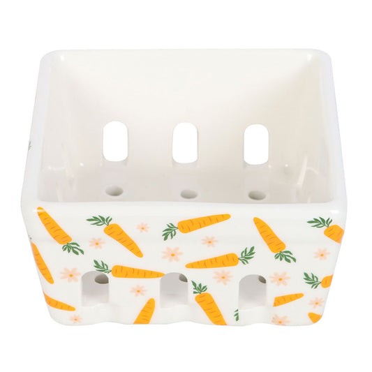 CARROT PATCH CERAMIC BERRY BASKET