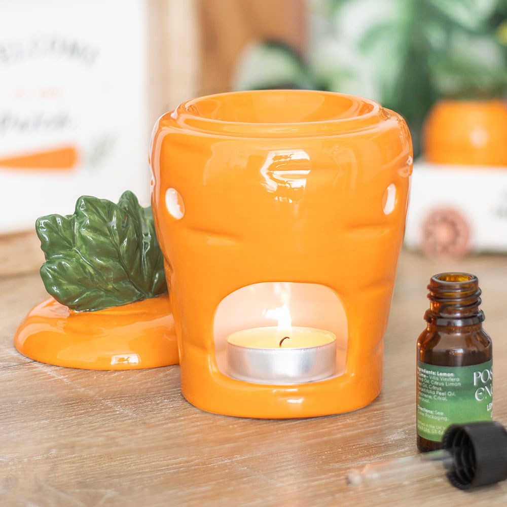 CARROT SHAPED OIL BURNER AND WAX WARMER