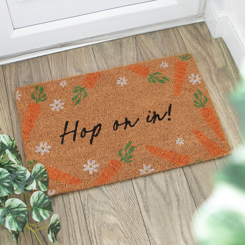 NATURAL HOP ON IN DOORMAT