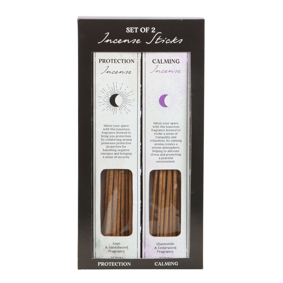 SET OF 2 CALMING & PROTECTION INCENSE STICK SETS