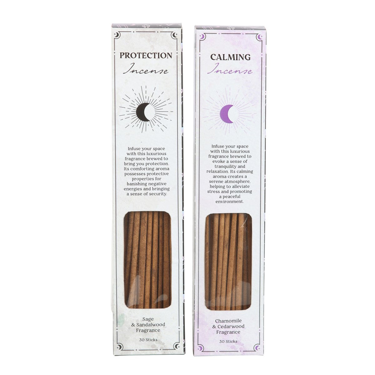 SET OF 2 CALMING & PROTECTION INCENSE STICK SETS