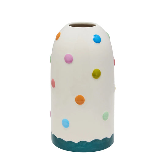 RASPBERRY BLOSSOM BOBBLE MULTI COLOURED VASE