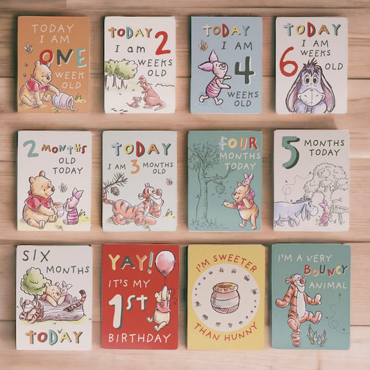 DISNEY WINNIE THE POOH MILESTONE CARDS