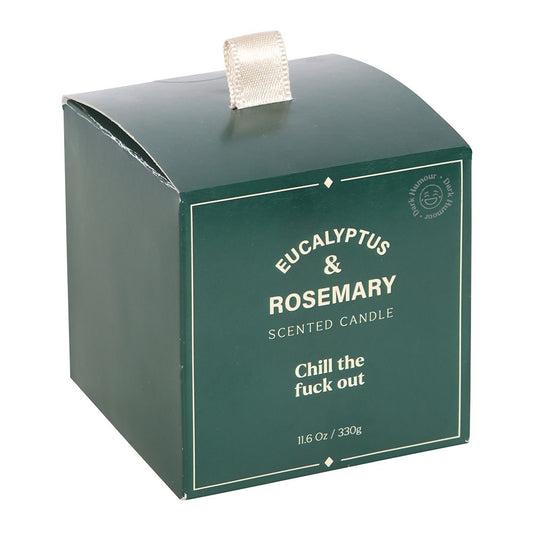 SWEARY CHILL OUT EUCALYPTUS & ROSEMARY CANDLE
