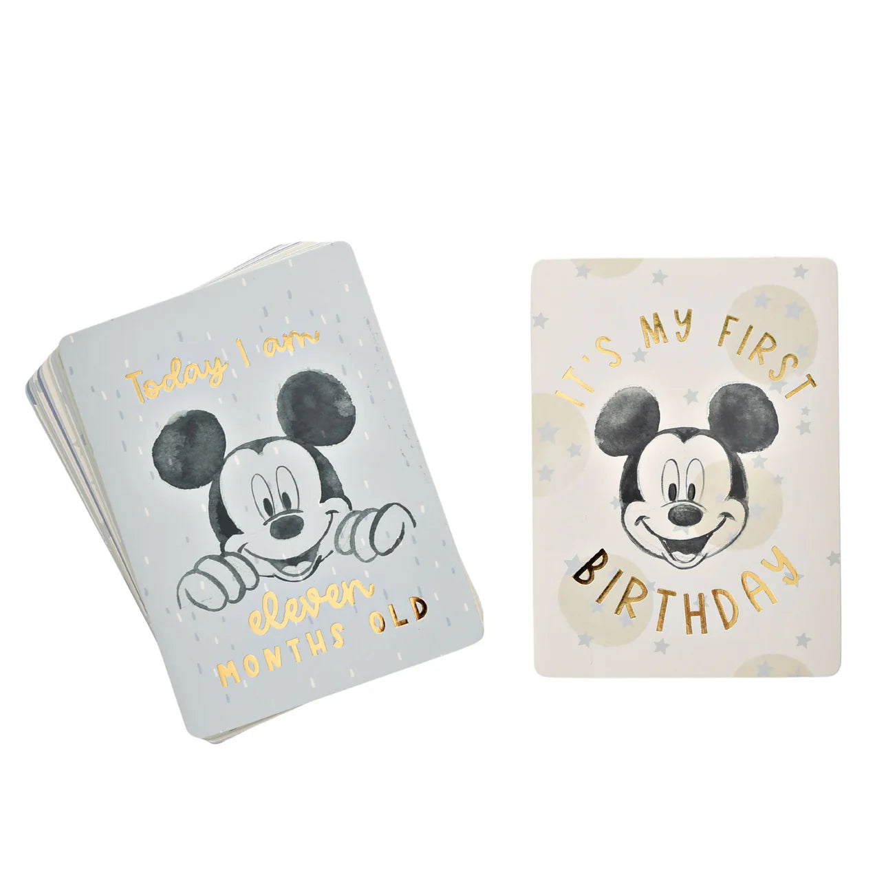 DISNEY MICKEY - MILESTONE CARDS BLUE