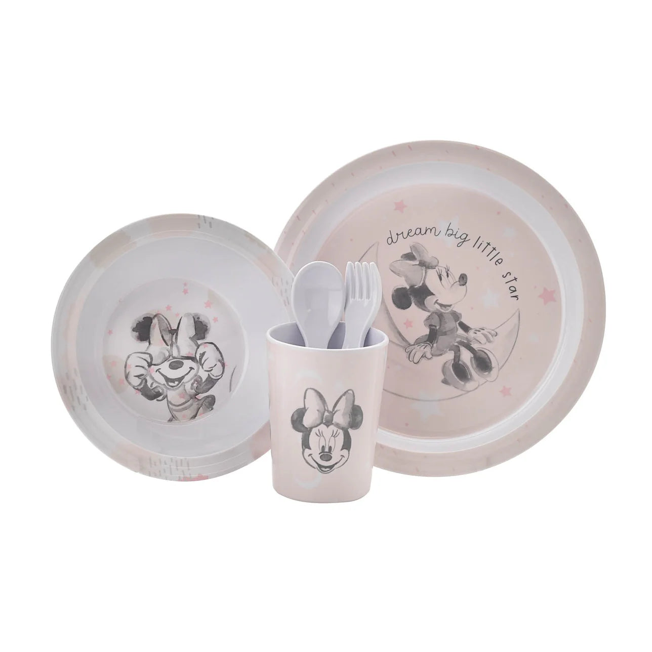 DISNEY MINNIE 5PC MELAMINE SET