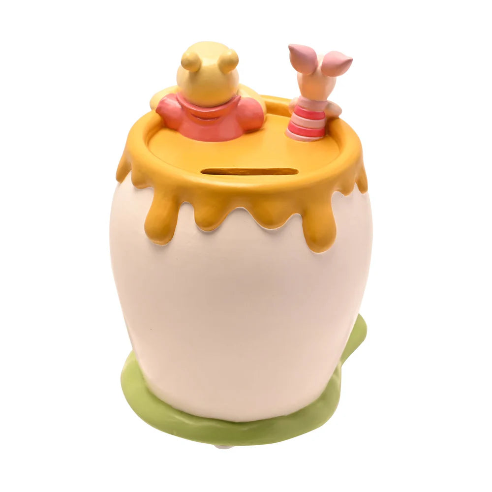 DISNEY WINNIE THE POOH RESIN MONEY BANK 'MONEY FOR HUNNY'