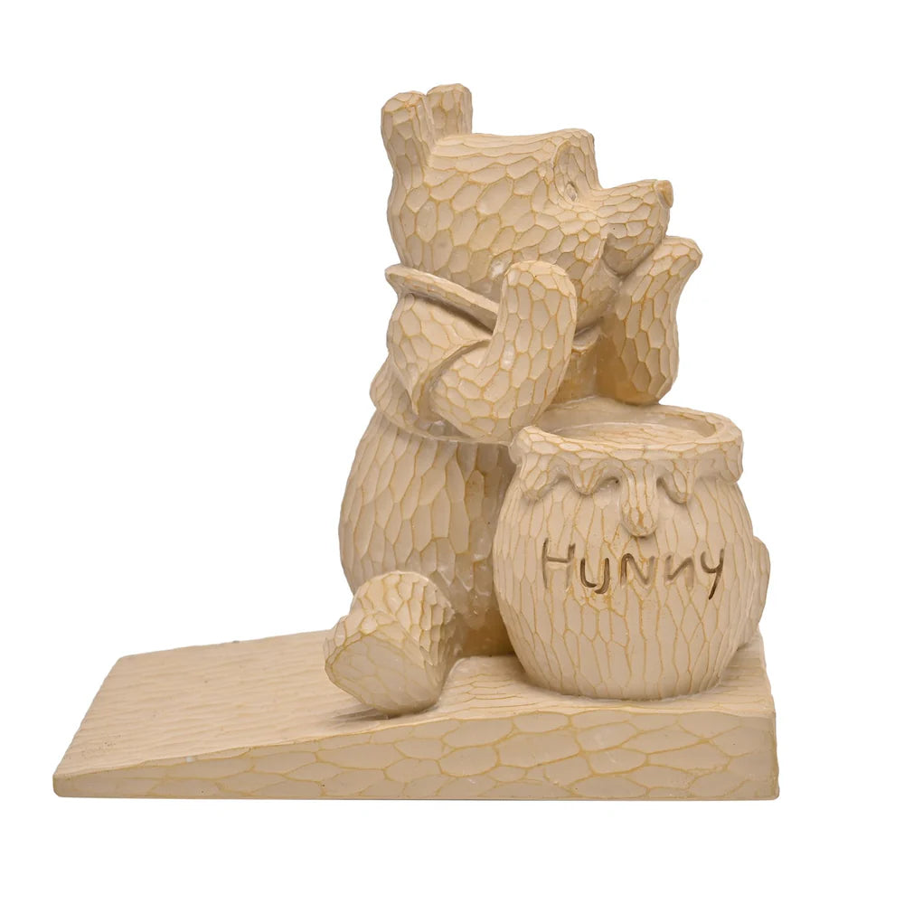 DISNEY WINNIE THE POOH WOOD EFFECT RESIN DOOR STOP