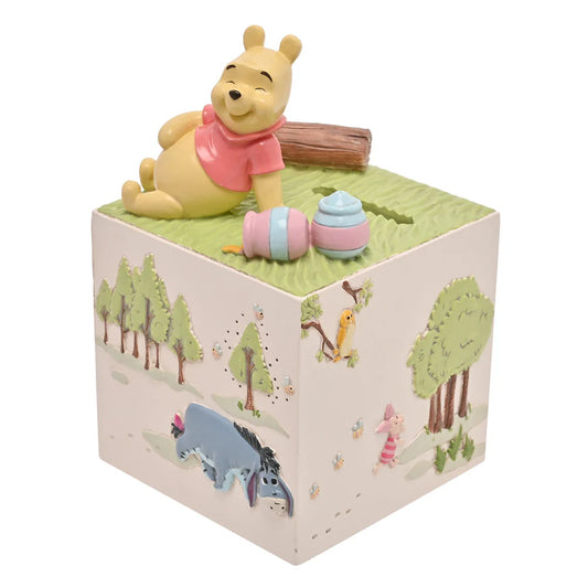 DISNEY WINNIE THE POOH & FRIENDS RESIN MONEY BOX