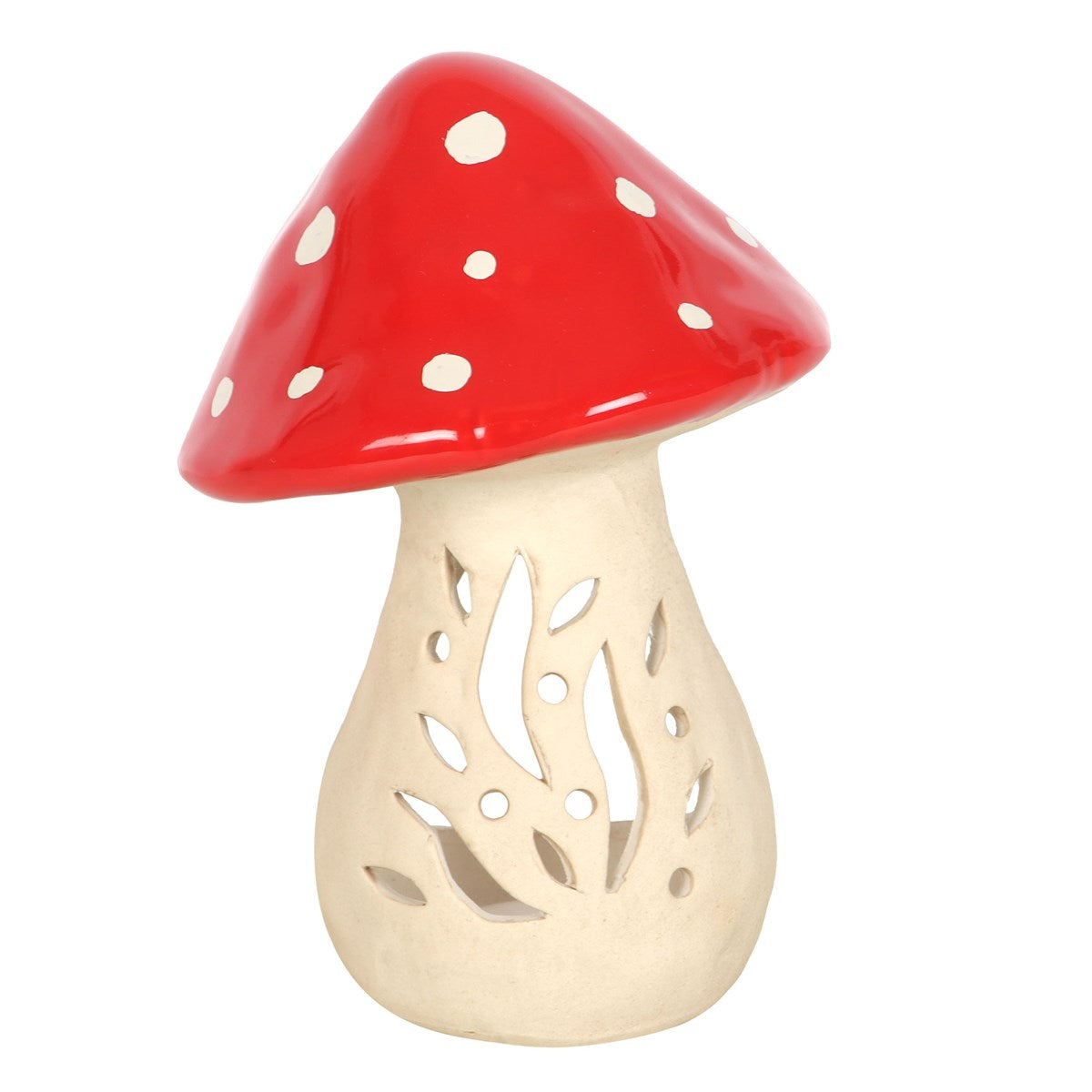 CERAMIC MUSHROOM TEALIGHT CANDLE HOLDER