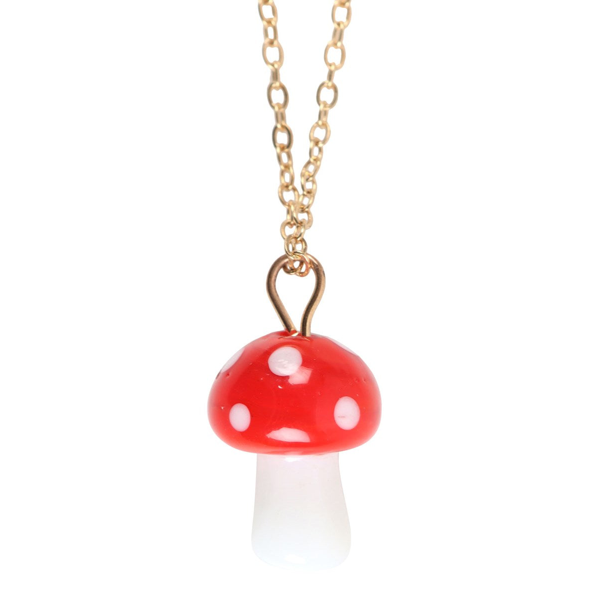 TOADSTOOL CHARM NECKLACE GREETING CARD