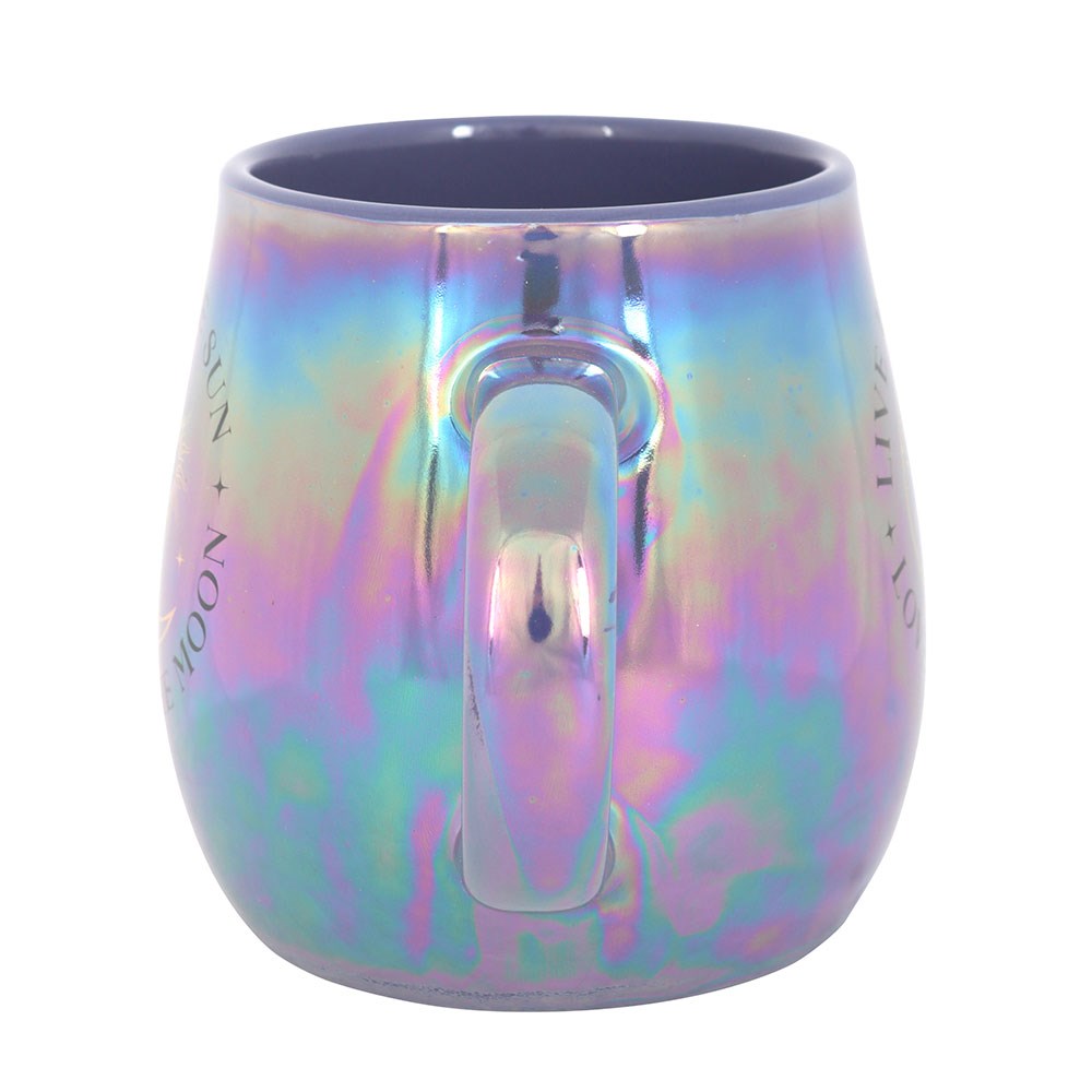 LIVE BY THE SUN LOVE BY THE MOON IRIDESCENT MUG