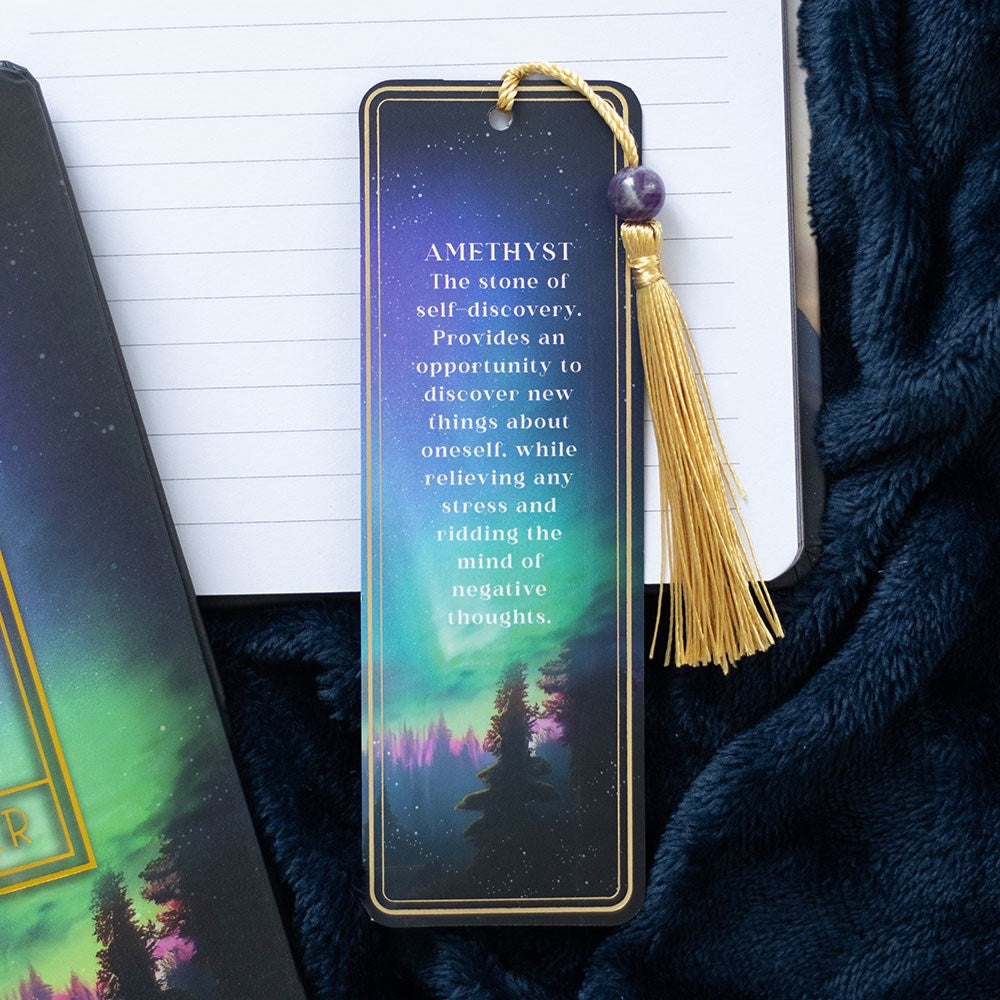 ETHEREAL AMETHYST BOOKMARK WITH TASSEL