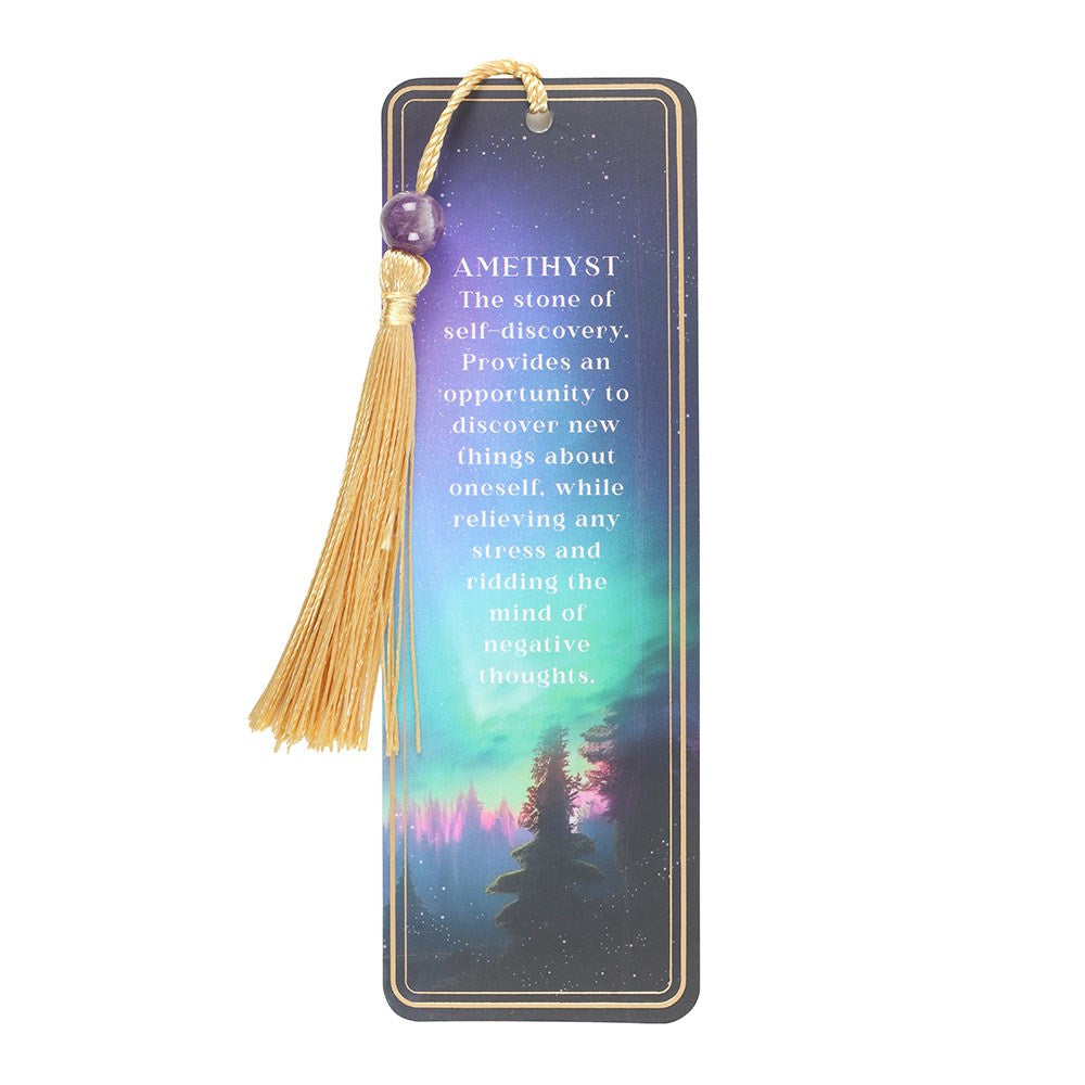 ETHEREAL AMETHYST BOOKMARK WITH TASSEL