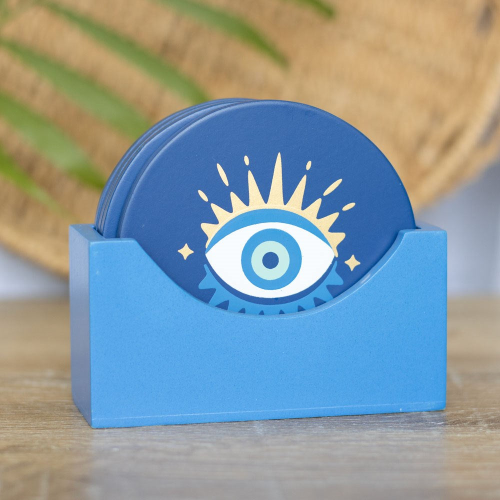 ALL SEEING EYE COASTER SET