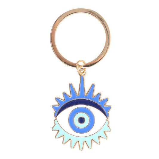 ALL SEEING EYE METAL KEYRING