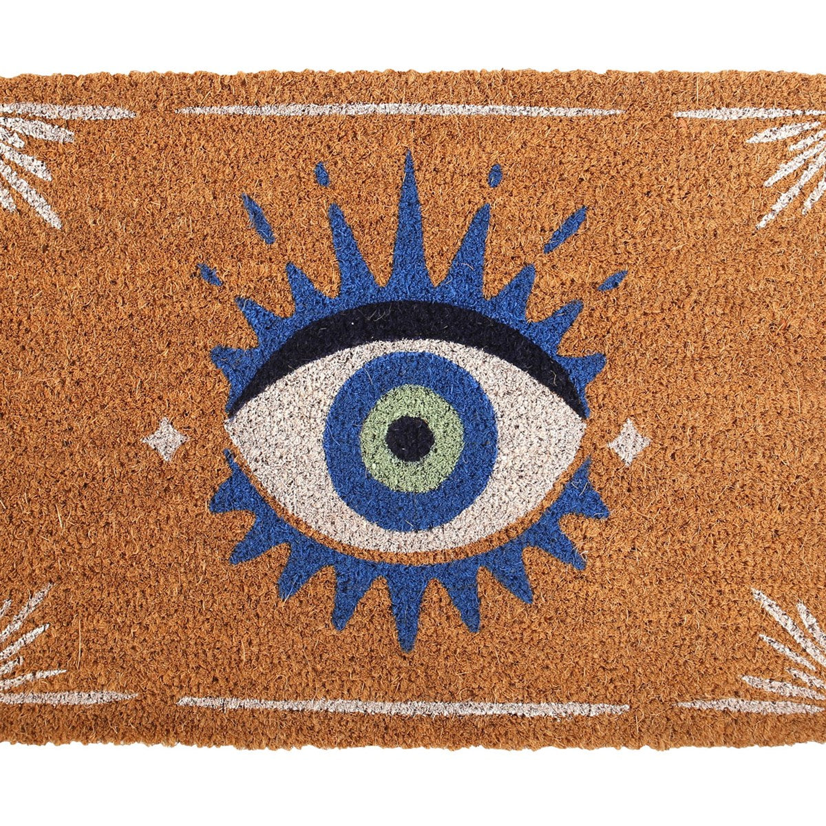 NATURAL ALL SEEING EYE DOORMAT