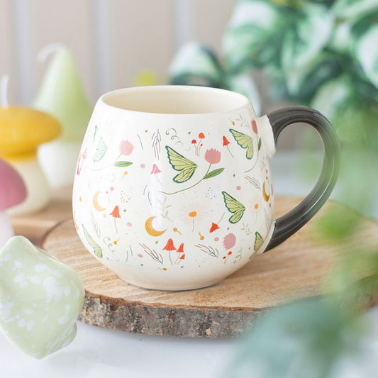 FAIRY FOLKLORE PRINT ROUNDED MUG