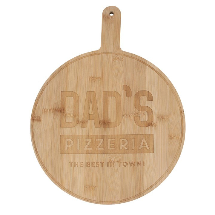 DAD'S PIZZERIA WOODEN PIZZA BOARD