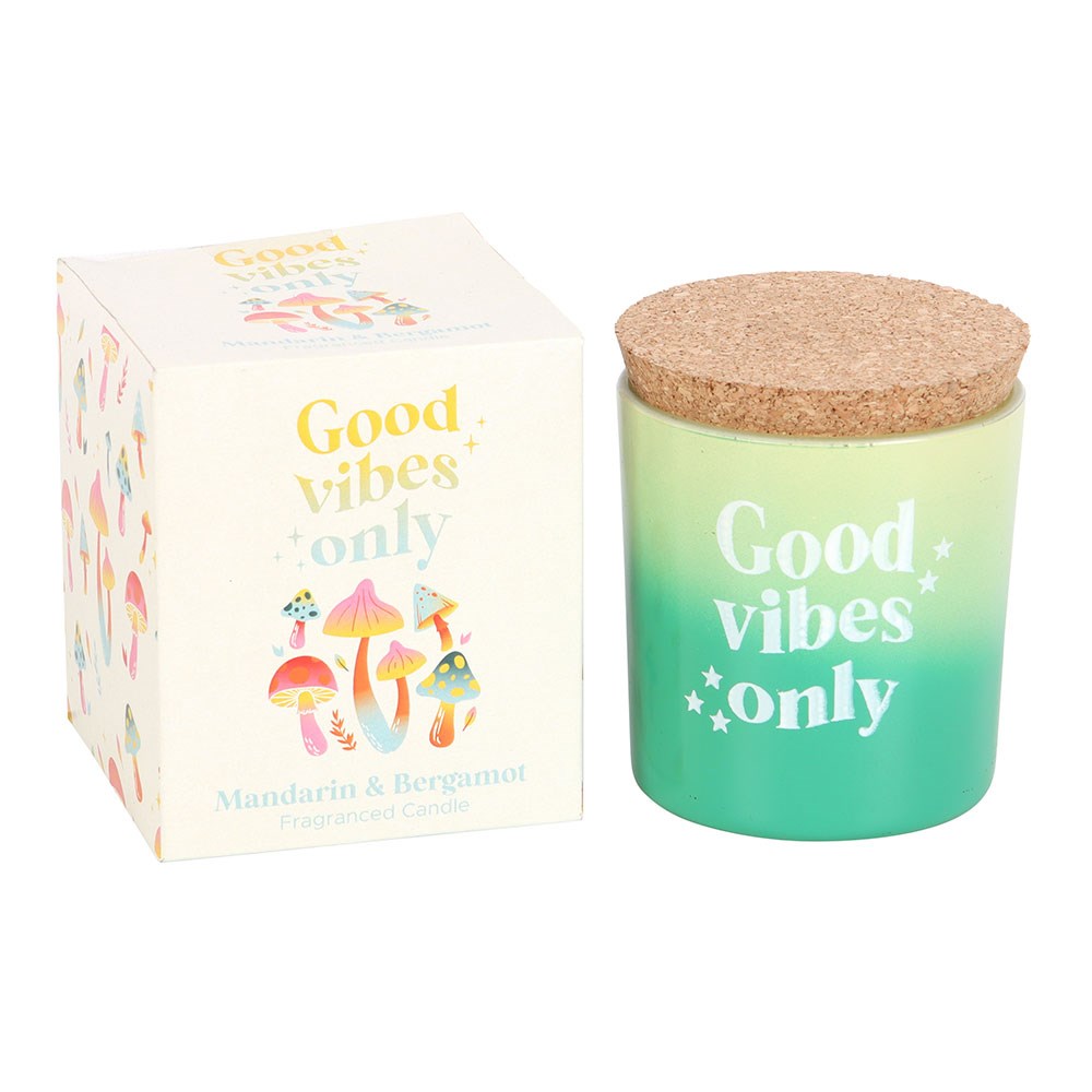 GOOD VIBES ONLY MANDARIN & BERGAMOT CANDLE