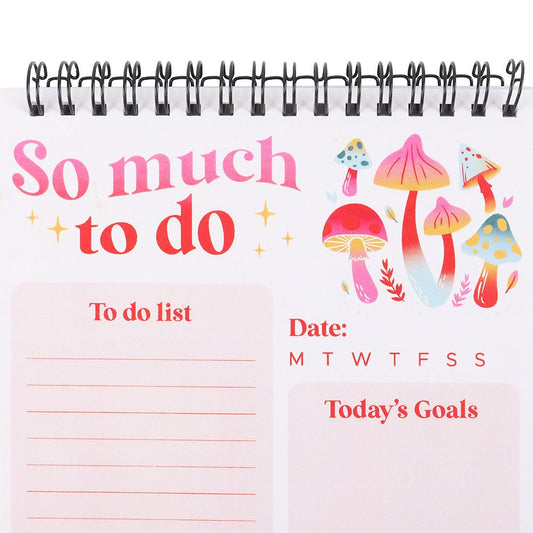 SO MUCH TO DO MUSHROOM LIST PAD