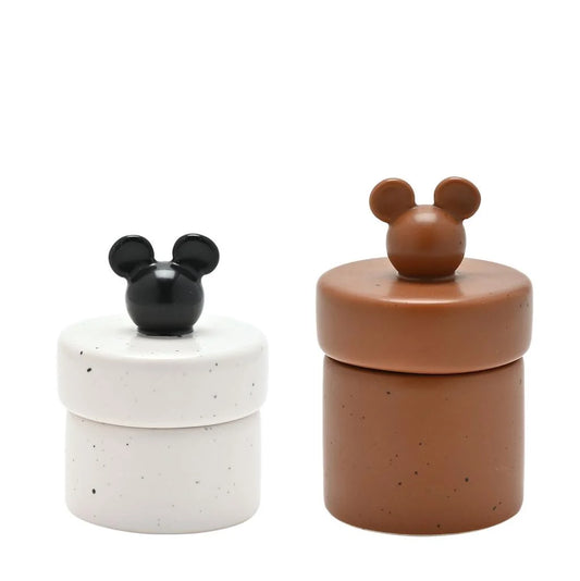 DISNEY MICKEY SHAPES SET OF 2 TRINKET POTS