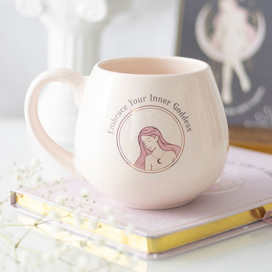 EMBRACE YOUR INNER GODDESS ROUNDED MUG