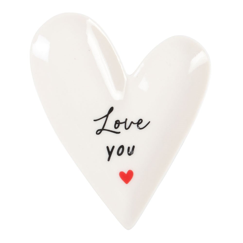 LOVE YOU HEART TRINKET DISH