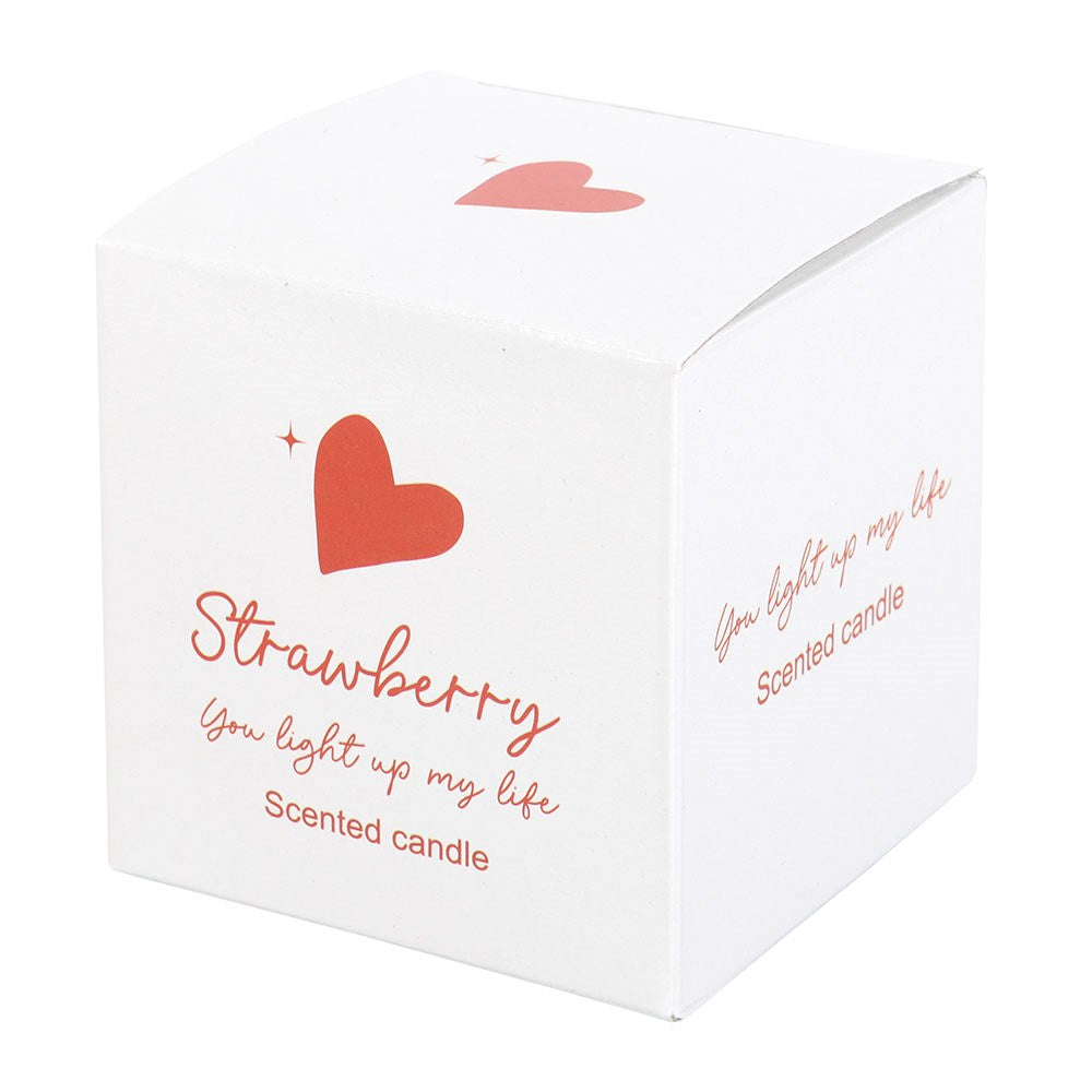 YOU LIGHT UP MY LIFE STRAWBERRY SCENTED CANDLE