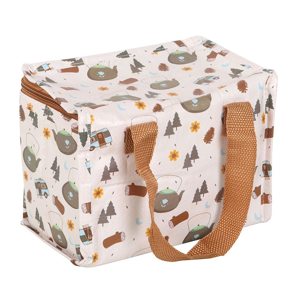 HOME ON THE ROAD CAMPING PRINT LUNCH BAG