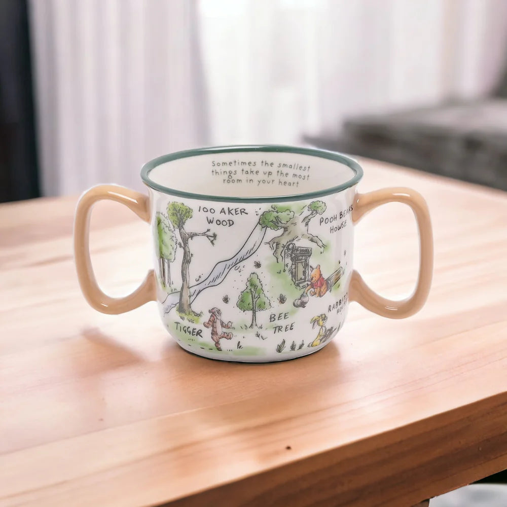 DISNEY WINNIE THE POOH DOUBLE HANDLED MUG