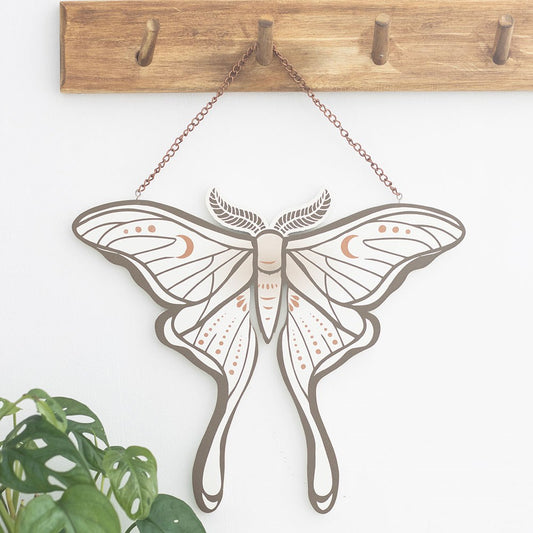 LUNA MOTH HANGING SIGN