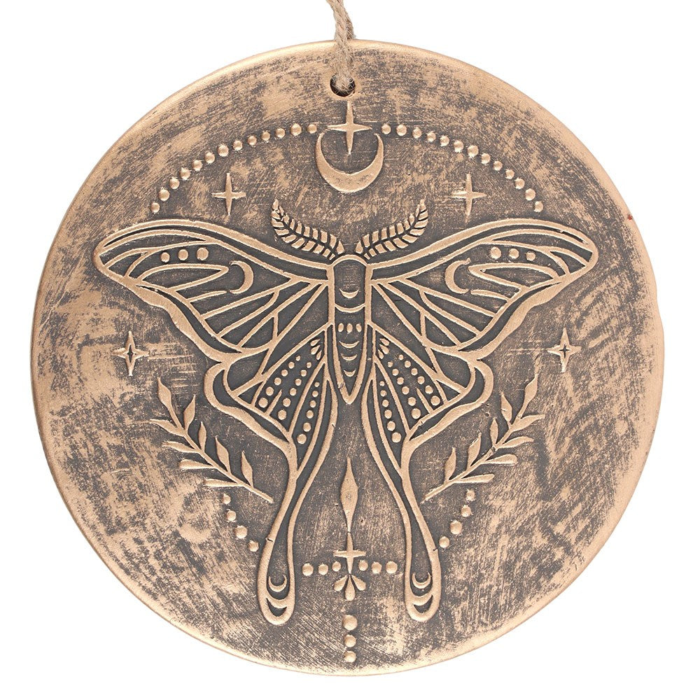 LUNA MOTH TERRACOTTA PLAQUE