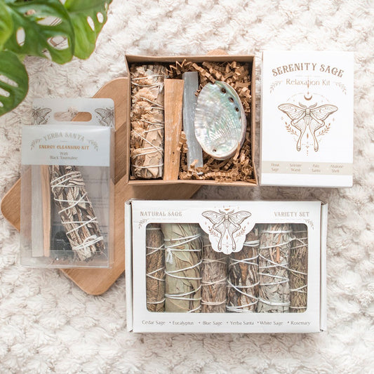 YERBA SANTA SAGE ENERGY CLEANSING SMUDGE KIT