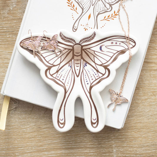 LUNA MOTH TRINKET DISH