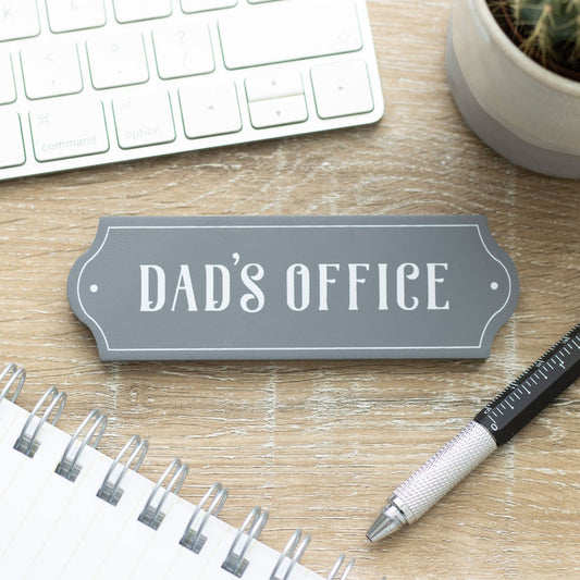DAD'S OFFICE WALL PLAQUE - SMALL