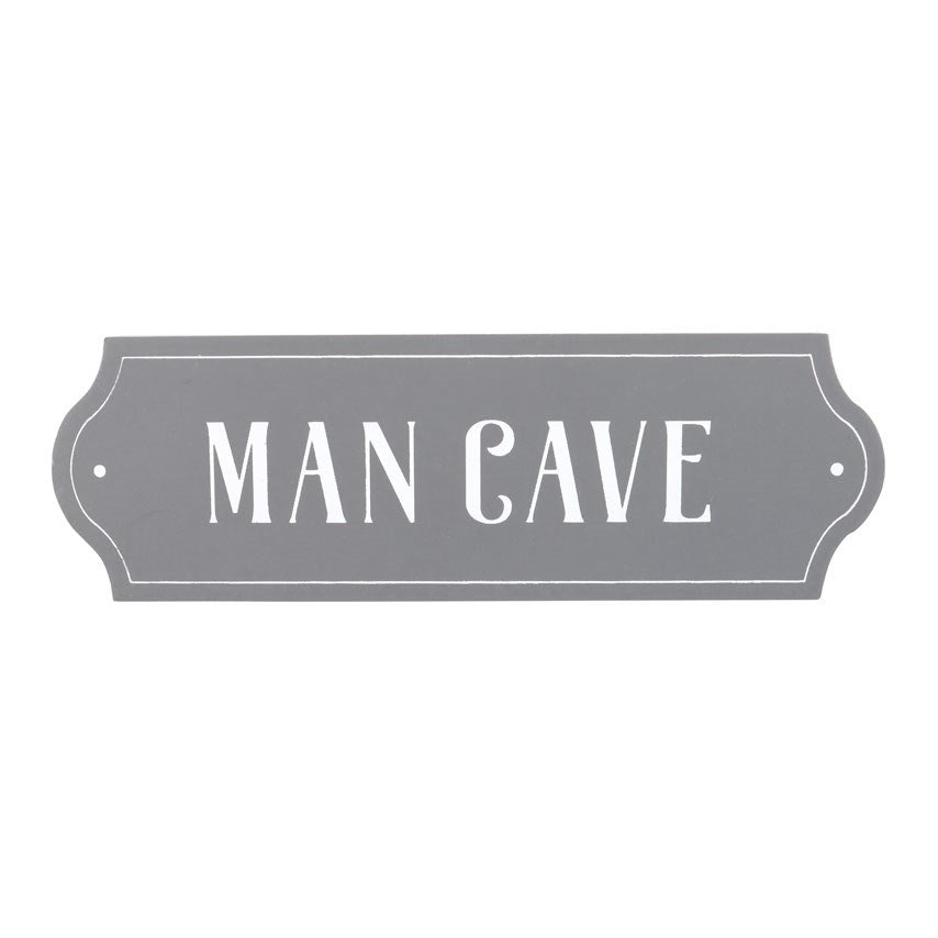 MAN CAVE WALL PLAQUE - SMALL