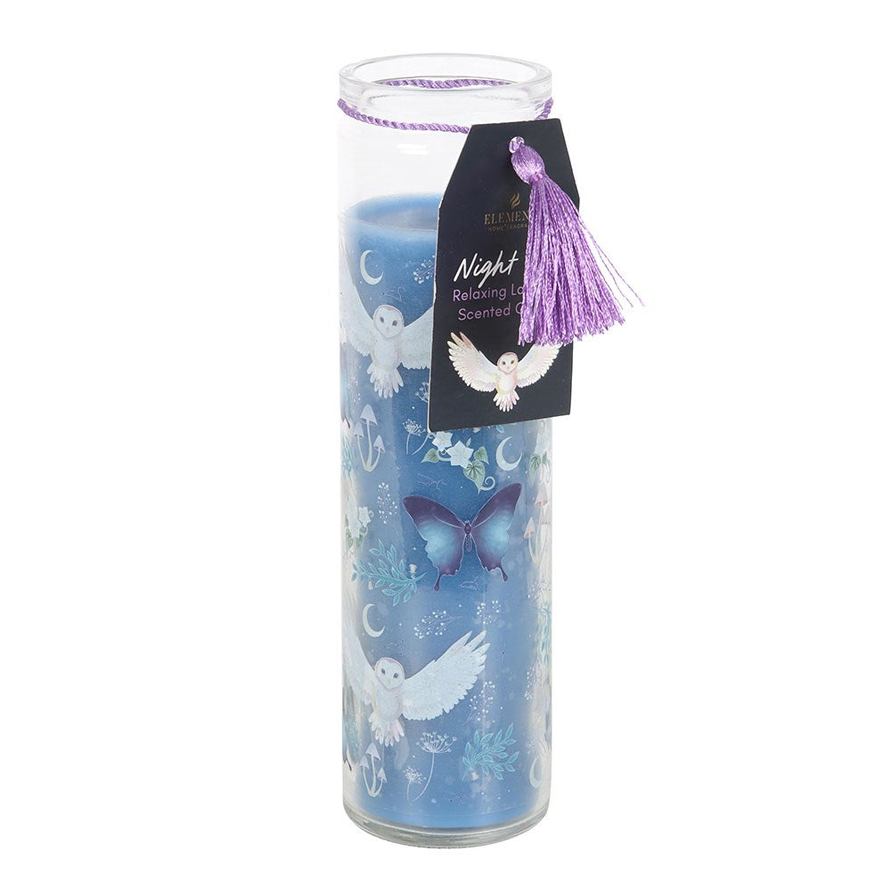 NIGHT OWL LAVENDER TUBE CANDLE