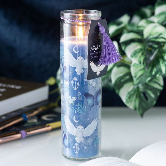 NIGHT OWL LAVENDER TUBE CANDLE