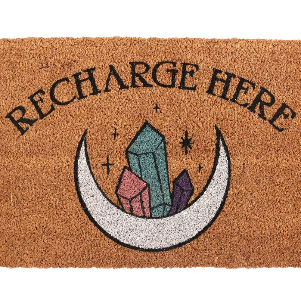 NATURAL RECHARGE HERE CRYSTAL DOORMAT