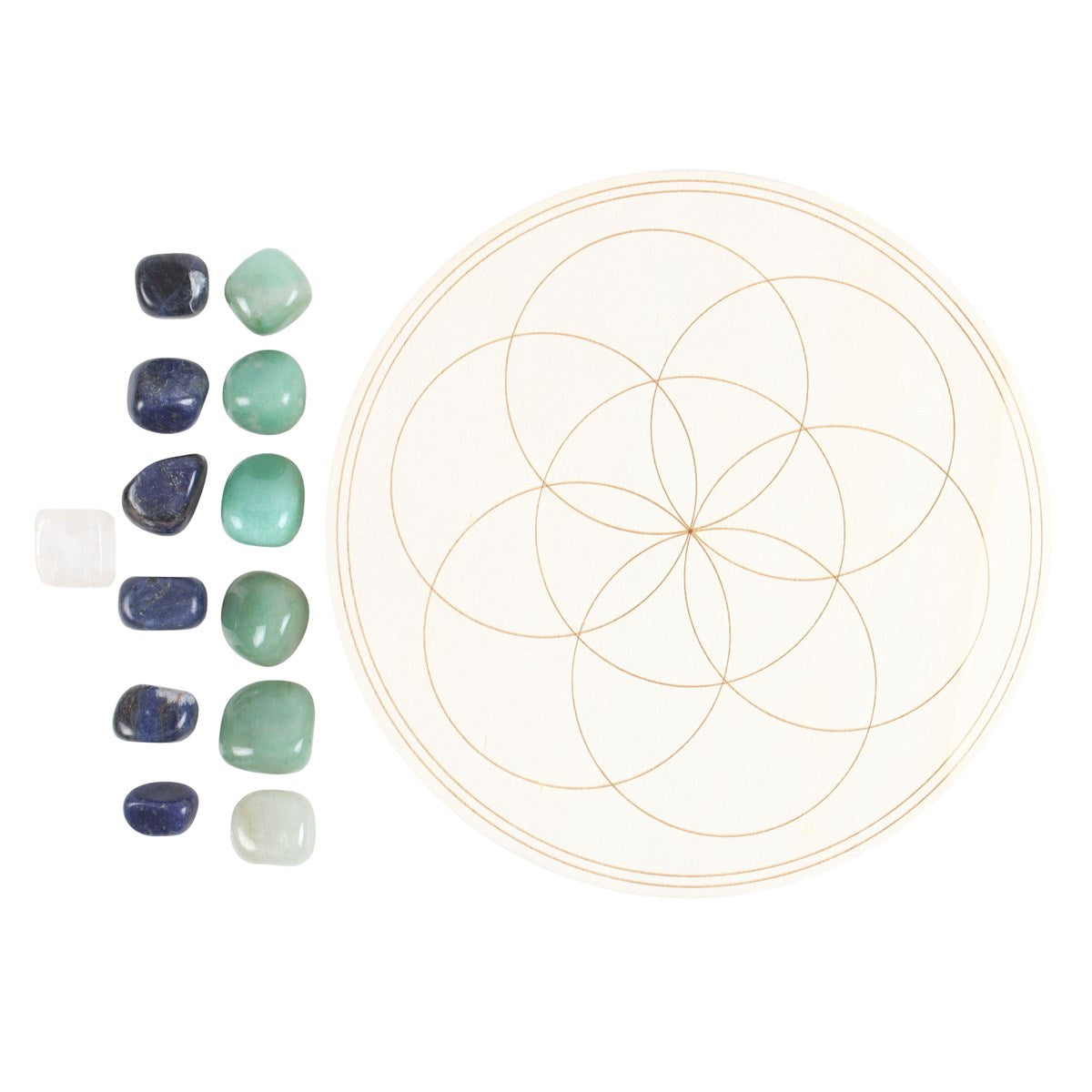 SEED OF LIFE CRYSTAL GRID SET