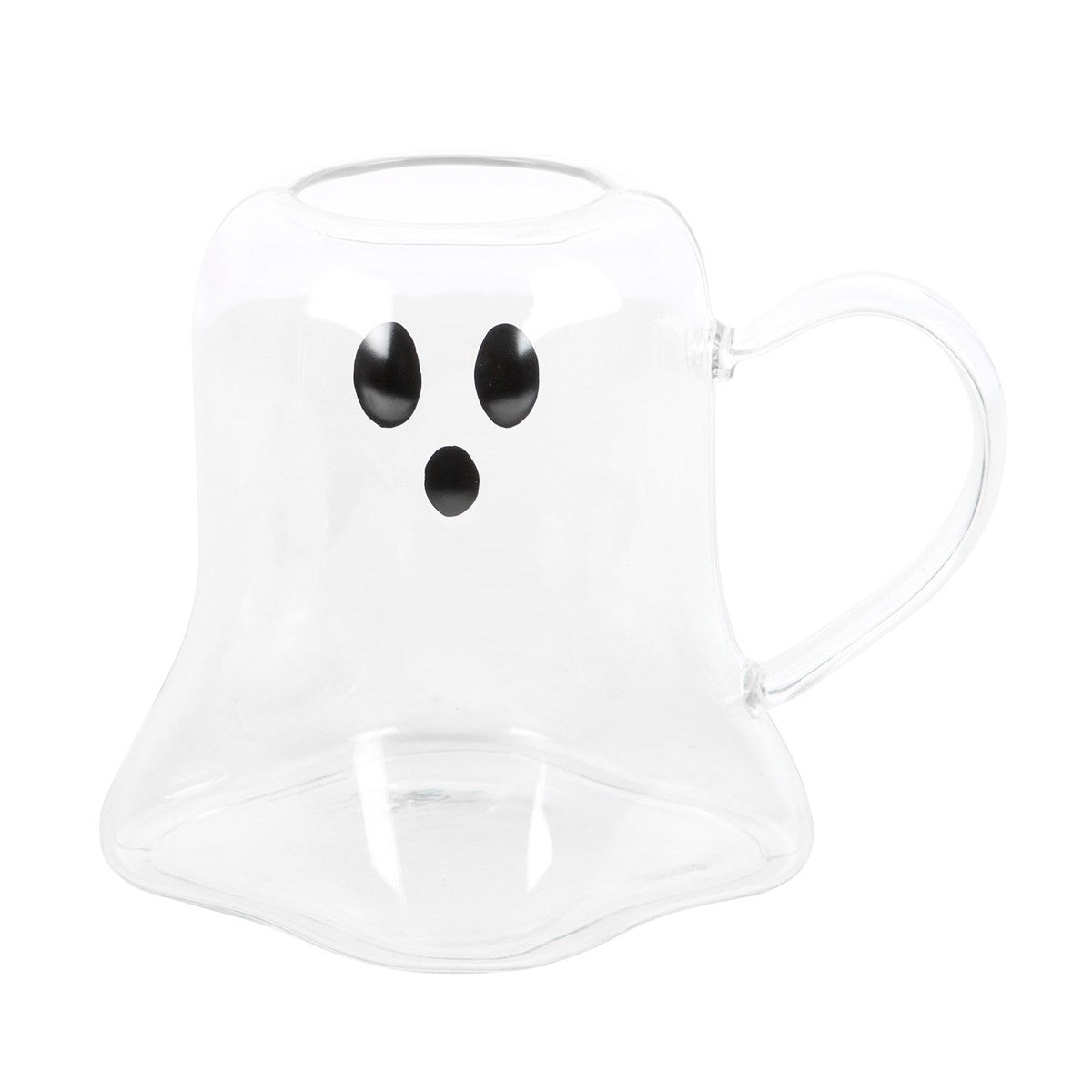 GHOST SHAPED GLASS MUG