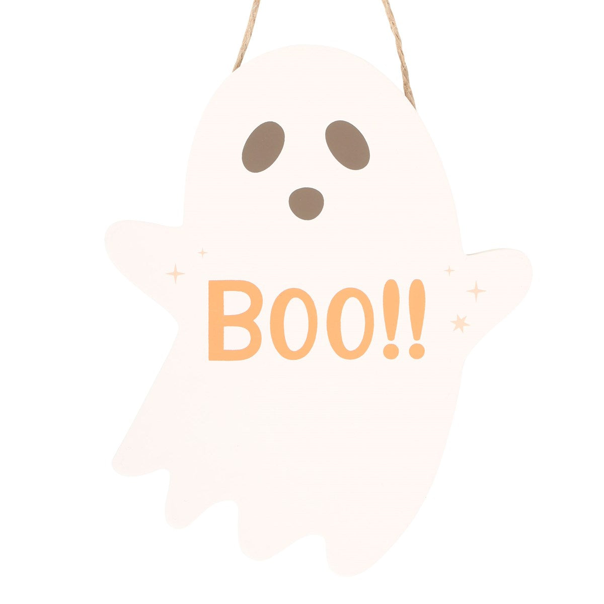 20CM GHOST SHAPED HANGING SIGN