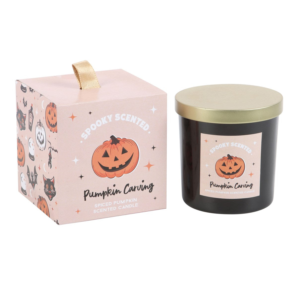 PUMPKIN CARVING SPICED PUMPKIN CANDLE