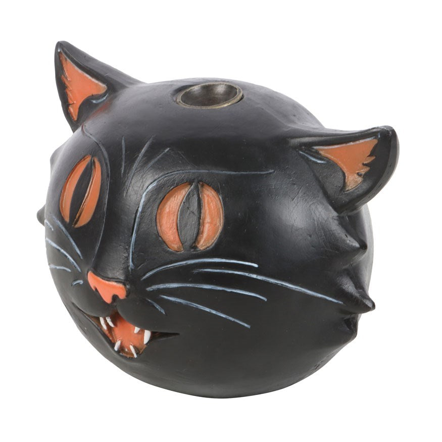 BLACK CAT BACKFLOW INCENSE BURNER