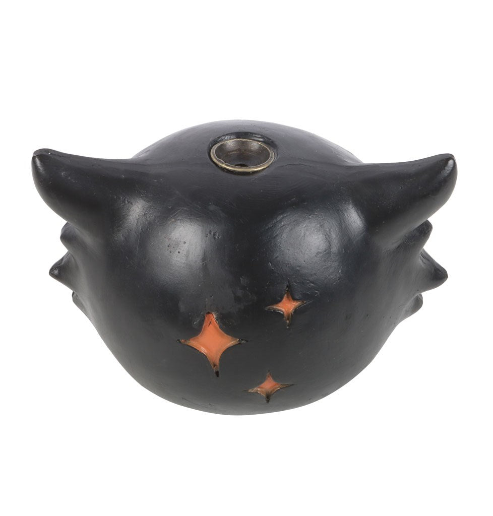 BLACK CAT BACKFLOW INCENSE BURNER