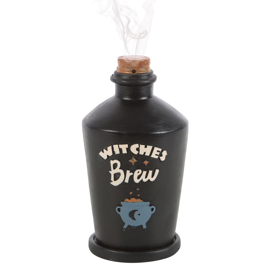 WITCHES BREW POTION BOTTLE INCENSE CONE BURNER