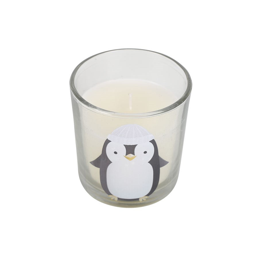 FROSTY VANILLA PENGUIN CANDLE